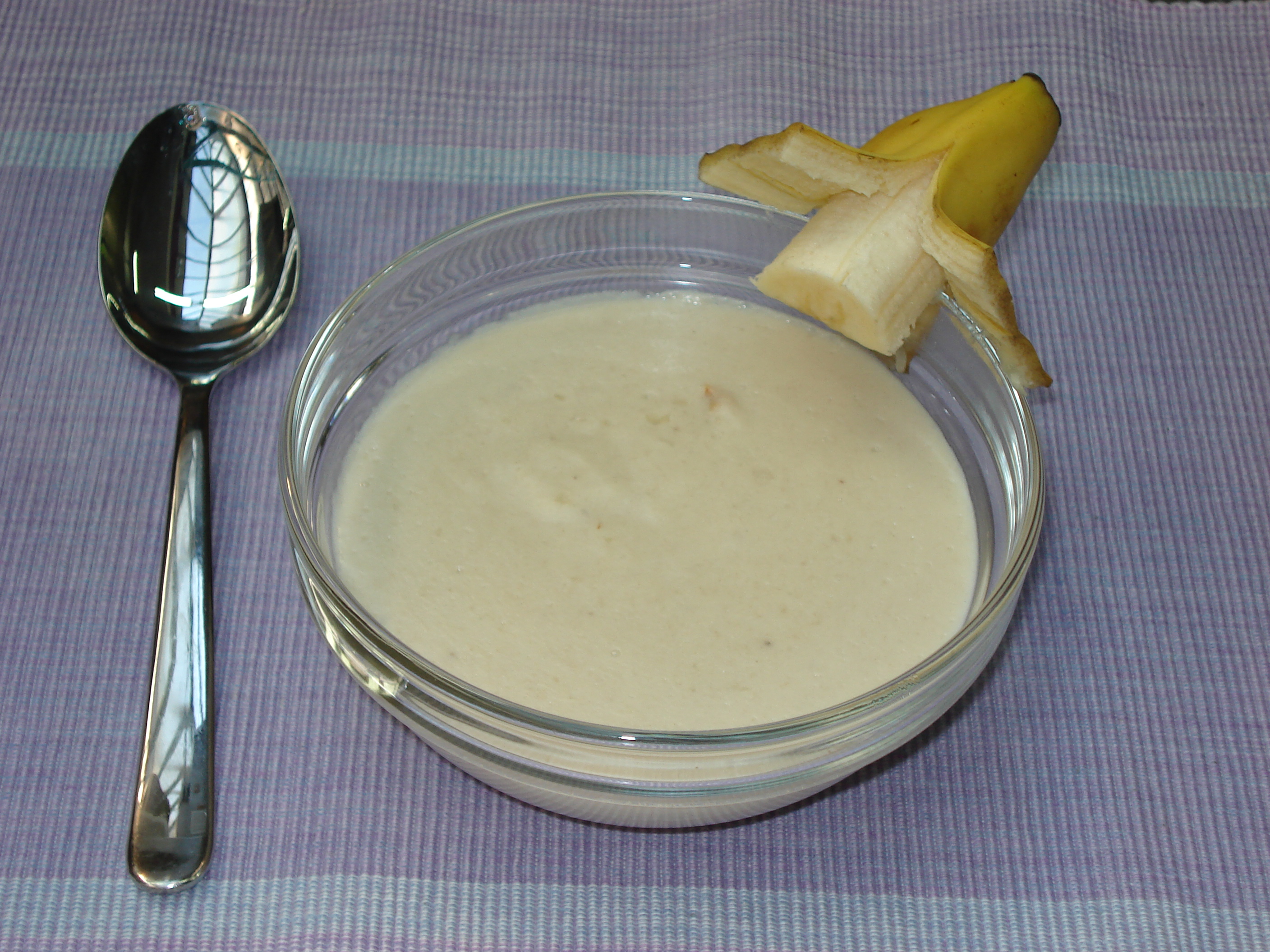 Selbstgemachter Bananenpudding